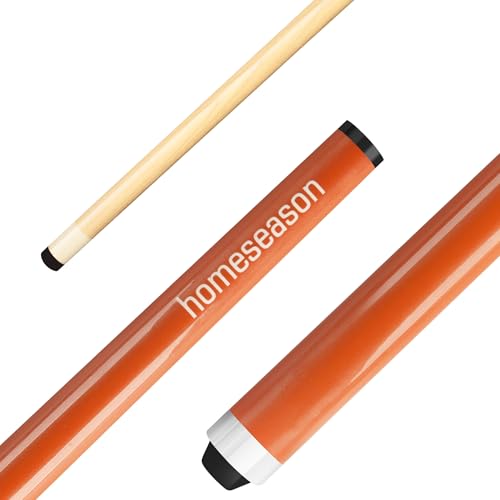 Pool Cues 58 inch Pool Cue Stick with 13mm Double Leather Tip 4-Colors for Beginner