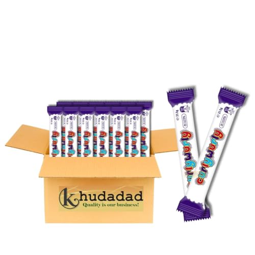 Chocolate Bar Bundle with Curly Wurly – Fun & Chewy Chocolate Treat Selection For Snacking, gifting, lunchboxes, party bags, and on-the-go treats. (50x)