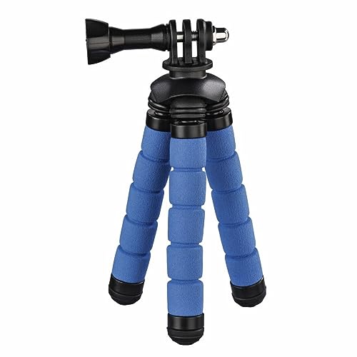 Hama Ministativ Flex f&uuml;r Smartphone und GoPro, 14 cm, Blau, Schwarz, Blau