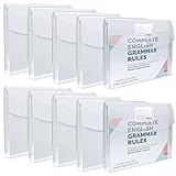 11 Pack Clear Plastic Envelope with Snap Closure, A4 Letter Size,TFDLCG zm Transparent Document File