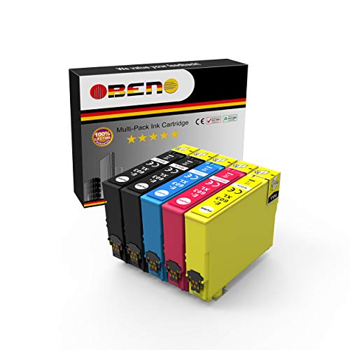 OBENO - 1 Set 1 BK - 603XL Cartuccia di inchiostro...