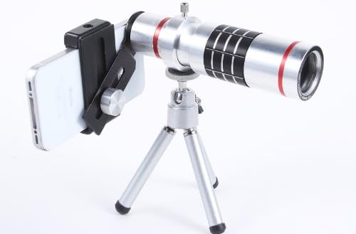 Universal Telephoto Lens Cell Phone Telescope GDIPro Hiking Concert Camera Lens 8X Optical Zoom Telescope Camera Lens with Holder for Middle Camera Smartphone