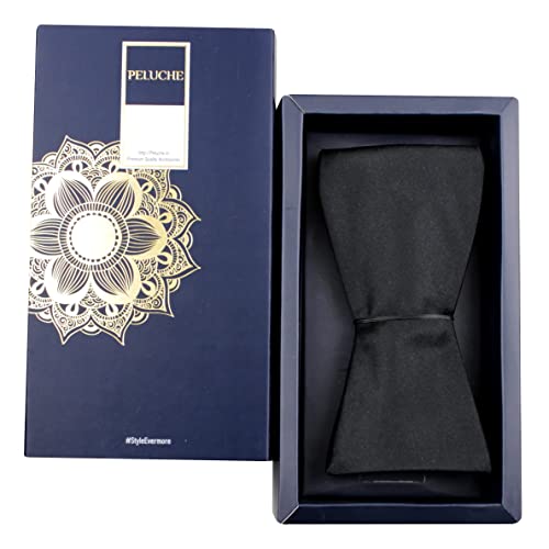 Image of PELUCHE Premium Black Bow tie for Men