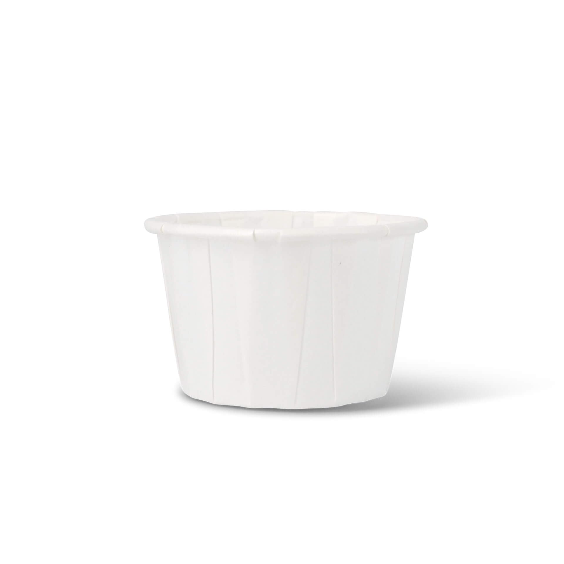 BIOZOYG Papierowy kubek 60 ml biały I zrównoważona miska do dipów do sosów i dipów I biały kubek z woskowanego papieru I biodegradowalny i nie zawiera plastiku I z materiałów pochodzących z recyklingu