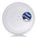 VIOKS Plateau Tournant 315mmø pour Micro Ondes / Plateau Rond en Verre pour Fours Micro-Ondes / Assiette Micro Onde de Rechange comme Candy 49008503