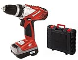 einhell akku 14 4v Ergonomisches und schlankes Design mit Softgriff, Parallelführung, LED-Licht und Drehzahl-Regelelektronik für einfache Anpassung der Drehzahl