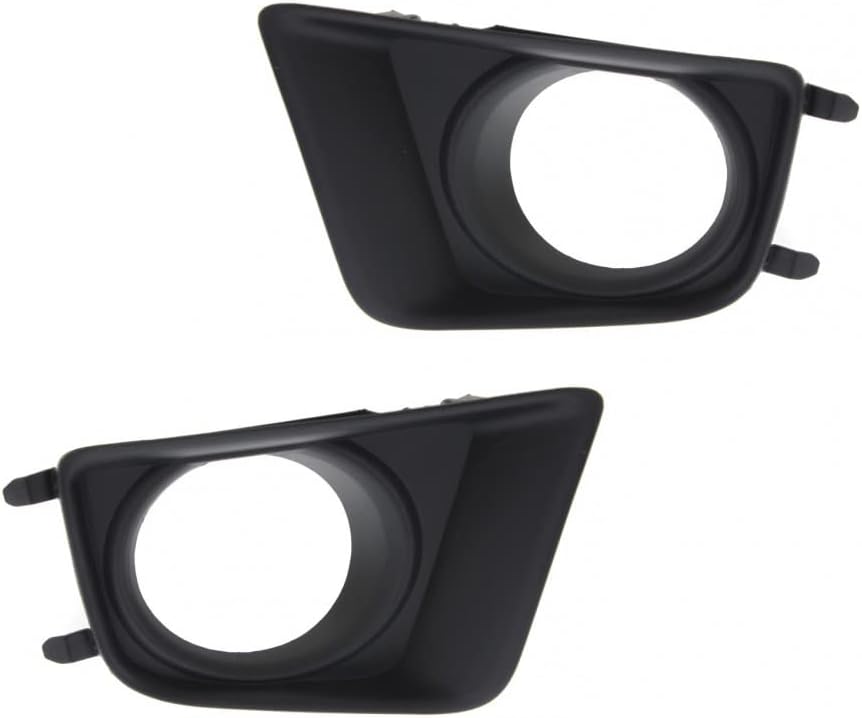 For Toyota Tacoma 2012 13 14 2015 Fog Light Bezel Driver and Passenger Side | Pair | Front | Paint to Match | Replacement For TO1038152, TO1039152 | 8148204020, 615343550251, 8148104020