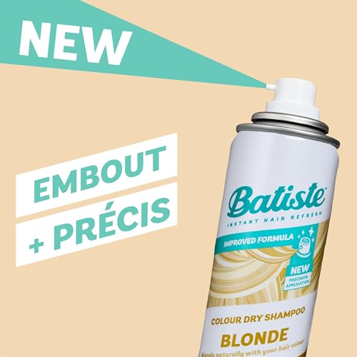 Batiste Shampooing Sec Blond - Rafraîchit les cheveux sans résidus blancs – vue 6