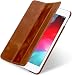 Produktbild StilGut Couverture entwickelt für iPad Mini 5 Lederhülle - iPad Mini 5 (2019) Hülle aus Leder mit Smart Cover + Standfunktion, Case - Cognac