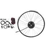 JULYKAI Kit de conversión de Bicicleta eléctrica, Kit de conversión de Bicicleta de montaña de 26 '', 48V/250W para Instrumento KT-LCD5, Todo Impermeable(Accionamiento Delantero)
