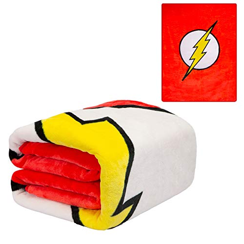 Plush Throw Blanket - The Flash Logo - Twin Bed 60"X 80" - Faux Fur Blanket For Beds, Sofa, Couch, Picnic, Camping #TOP8