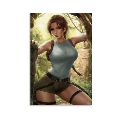 Tomb Raider: Lara Croft als Wandkunst