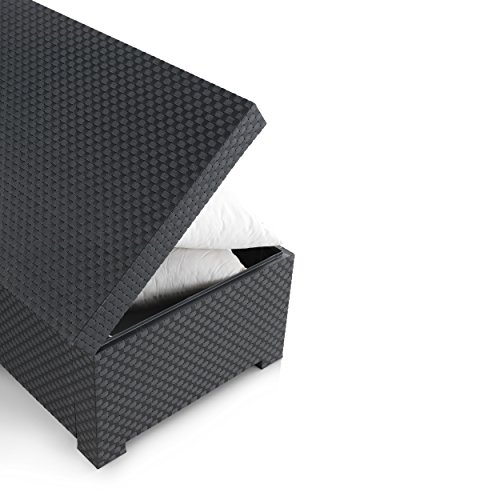 SP Berner Shaf - Diva | Baul Almacenaje Exterior para Muebles de Jardin - Arcon Exterior Jardin con Almacenaje | Fabricado en España con Materiales Reciclados - Color Wengué - imagen 6