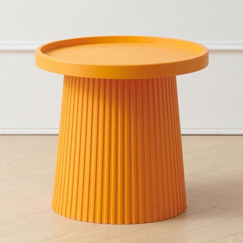 Table basse ronde salon design moderne et petite table d'appoint