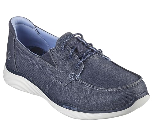 Image of Skechers Women's On-The-Go Ideal - Coastal, Navy, 7 B (M)