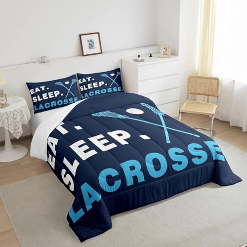 Image of Feelyou Lacrosse Comforter Set for Kids Adults