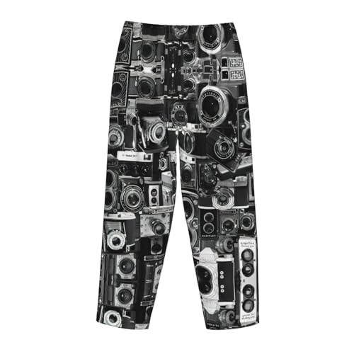 Pantalon de pyjama en flanelle femme confortable contre les peluches et le froid