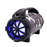 Blackmore BTU-5001-U Pro Audio Rechargeable Speaker With Bluetooth/FM/USB/TF/Mic-In, Urban Camo