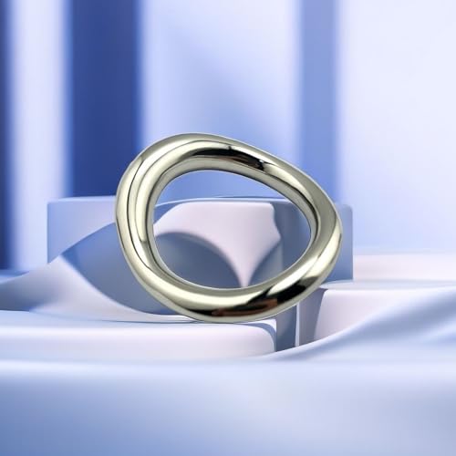 コックリング ステンレス ペニスリング 男性用 アダルトグッズ 人気 男性 拘束具重り式曲げる楕円形男性ペニすリング cock ring拘束リング 重量ボール ストレッチャー 加重 304金属 ステンレス鋼コックペンダント ウェイト トレーニングあだるとグッズ 男性sex toys男性for men - 画像2