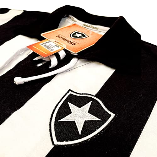 Camisa Botafogo Retrô 1907 Oficial Tamanho:G;Cor:Preto+Branco
