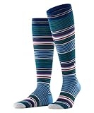 Burlington Herren Stripe M KH Kniestrümpfe, Blau (Marine 6121), 40-46