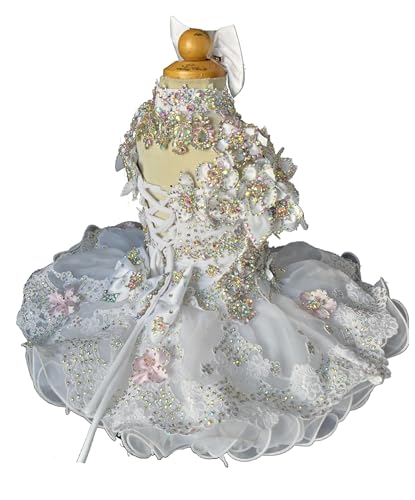 Jenniferwu Pageant Dress Handmade Beaded Dresses Toddler Pageant Princess Dress3