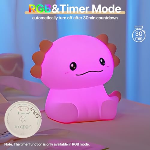 Veilleuse salamandre jolie lampe de chevet LED pour chambre d'enfant