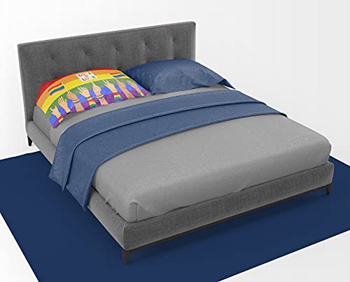 Taies d'oreiller multicolores pour lit standard en polyester durable - 4