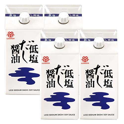 鎌田醤油 低塩だし醤油 200ml×4入り