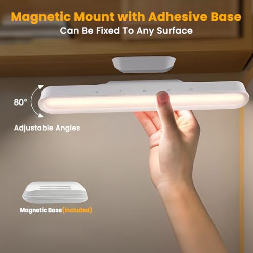 Image of ELEPHANTBOAT LED Night Light, 3-Color USB Rechargeable 1800mAh Cordless
