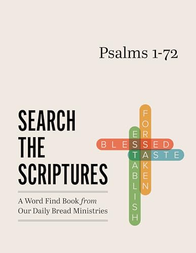Psalms 1-72: A Word Find Book from Our Daily Bread Ministries (Search the Scriptures) image 2