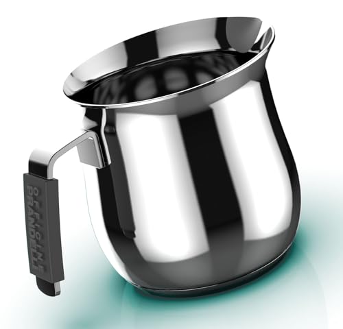 Lattiera Linea Dolcevita, Tazzine 2, 250 ML, Acciaio Inox 18/10, Officine Prandelli