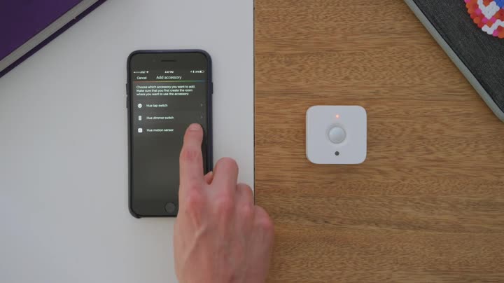 Philips Hue Indoor Motion Sensor for Smart Lights (Requires Hue