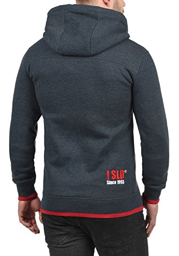 Solid SDBenjaminZip Herren Sweatjacke Kapuzenjacke Hoodie mit Kapuze Reißverschluss Kordelzug Baumwollmischung Regular fit – Bild 4