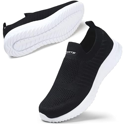 Image of MERPHINE World's Most Comfortable Slip-on Sneakers, No Straps, Women's, Men's, Indoor Wear, Walking, Standing Work, Commuting, Mesh, Lightweight, Easy to Walk, Fashionable, Summer, Breathable