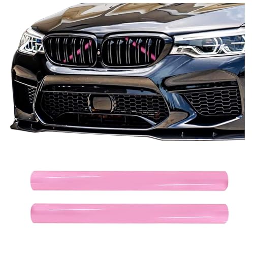 Front Grill Inserts V Bar Brace Trim Covers Compatible with BMW 1'F20 F21/2'F22 F23/3'F30 F31 F34/4'F32 F33 F36/5' G30 G31/6'G32/7'G11 G12/8'G14, V Brace Wrap Covers Pink Grill Stripes(Pink, F20 F30)