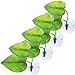 Boao 4 Pieces Betta Fish Tank Accessories Betta Leaf Hammock Pad Simulating The Natural Habitat for Tank Aquarium Spawning Grounds Breeding Resting Bed(Double Leaf)