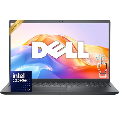 Image of Dell 15.6 inch FHD Touchscreen Laptop • Intel Core i5-1334U (10 cores) • 8GB RAM • 256GB PCIe SSD • SD Card Reader • Intel Iris Xe Graphics • 9H Battery • Wi-Fi 6 • Copilot AI • Win 11