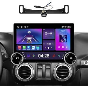 11.5" CarPlay Radio for Jeep Wrangler JK 07-18 & Ram 09-12