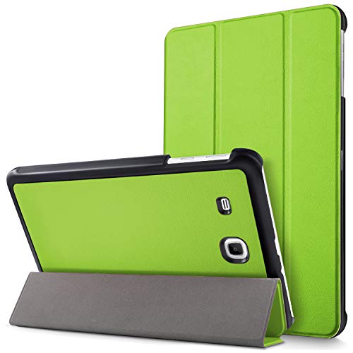 Mama Mouth Samsung Galaxy Tab E 9.6 Ultra Funda, Ultra Slim Ligera PU Cuero con Soporte Funda Caso Case para 9.6