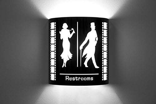 Home Theater Sconce Wall Lighting – Cinema Movie Style Sconces – Home Theatre Design Images – USA - Laser Cut (Auditorium 1)