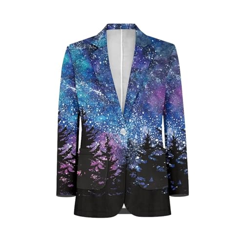 Mens Slim Fit Suit Jacket Casual Blazer Jacket with Pockets One Button Sport Coat Casual Slim Fit Top2