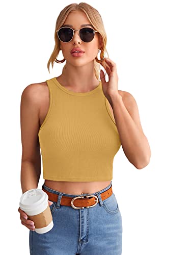 Image of Leriya Fashion Women's & Girls' Solid Asymmetrical Round Neck Cotton & Rayon Crop Top
