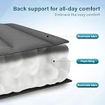 MFSTUDIO Oversized Padded Foldable Zero Gravity Chair, Black - Image 4