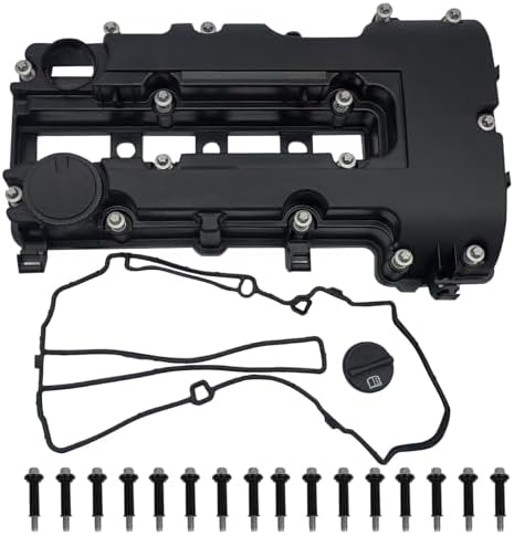 A-Premium Aluminum Valve Cover Kit For Chevy Cruze, Sonic, Trax, Aveo - L4 1.6L 1.8L Engine Replacement