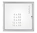 Produktbild Maul 6973908 Schaukasten Advanced, Infokasten Außenbereich, 9 x A4, Magnetisch, Abschließbar, 98,9x72,8x3,5 cm (HxBxT), Silber