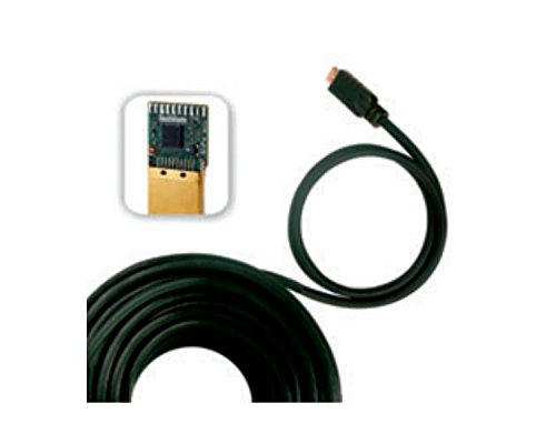 Cable HDMI de 20 m con conectores dorados anticorrosión para video HD
