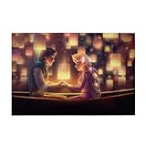 塔の上のラプンツェル 木製絵パズル 1000ピース 収納ボックス付き おもちゃ ギフト リラクゼーション 減圧 楽しい ファミリーゲーム 大型パズル 大人 子供 ゲーム 壁画使用 脳 男女兼用