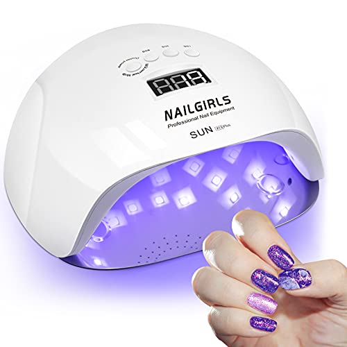 Uv Led Nail Lamp 150W, Nailgirls Fast Professional Nail Dryer For Gel Polish With 4 Timer Setting & Smart Sensor Nail Lights For Manciure/Pedicure #TOP25