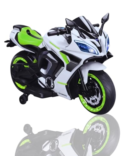 Image of LITTLE PUP Yamaha R9 Battery Operated Bike for Kids | Electric Bike for Child | LED Light & Music | Baby Ride on Toy Rechargeable Battery | for Kids to Drive 2 to 10 Years Boys and Girls